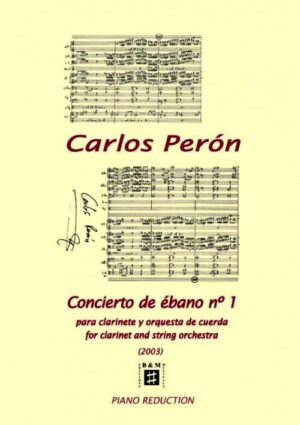 Concierto de ébano n° 1 (Ebony Concerto #1) (Piano reduction)