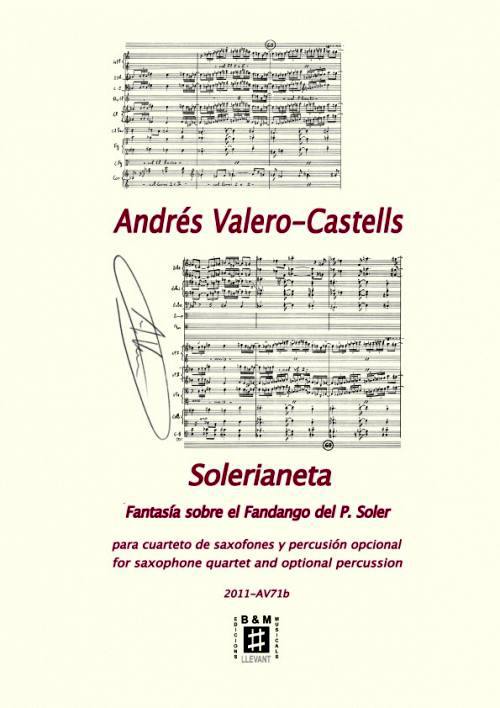 Solerianeta – Fantasia sobre el Fandango de Padre Soler (cuarteto de  saxofones) – Brotons & Mercadal